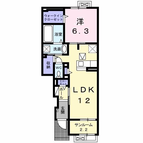 アストラル　グレアⅠ（105） 間取り図画像