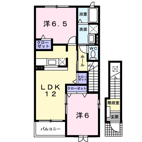 デスパシオ下戸田（203） 間取り図画像