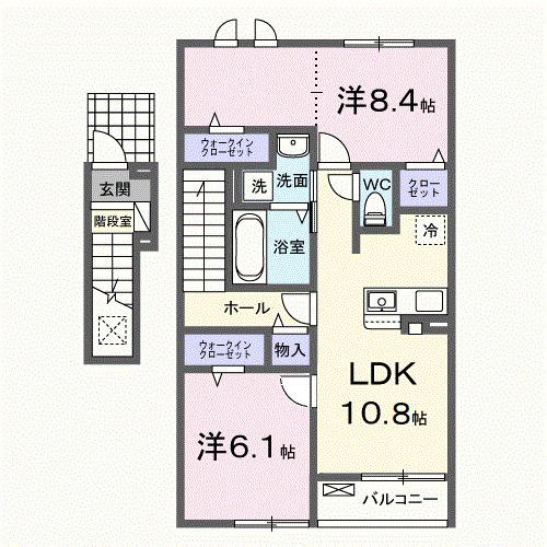 フレッシュリー（202） 間取り図画像