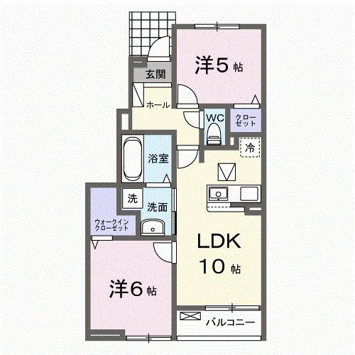 フレッシュリー（102） 間取り図画像