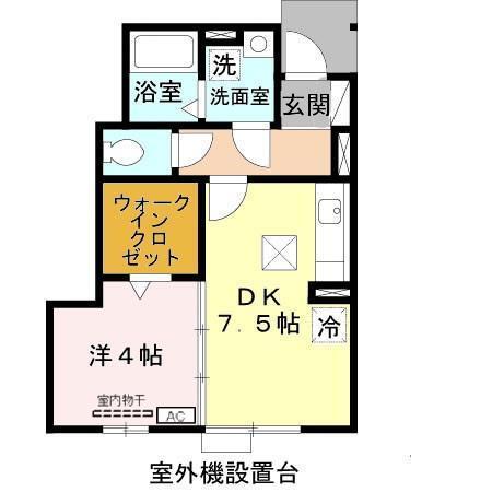 ローズコート明石（103） 間取り図画像
