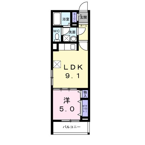 ヒカルサ尼崎栗山町（304） 間取り図画像