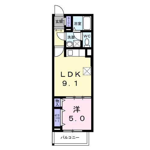 ヒカルサ尼崎栗山町（303） 間取り図画像