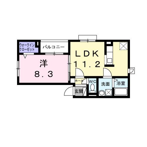 ヒカルサ尼崎栗山町（201） 間取り図画像