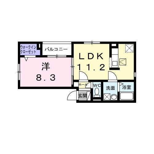 ヒカルサ尼崎栗山町（101） 間取り図画像