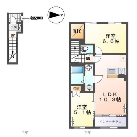 ヴィラ　ステートリー 間取り図画像