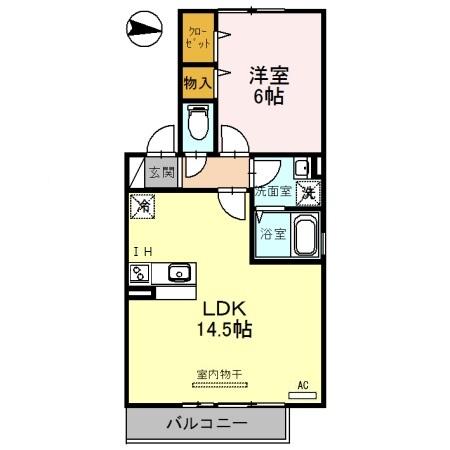 リーフデ（201） 間取り図画像