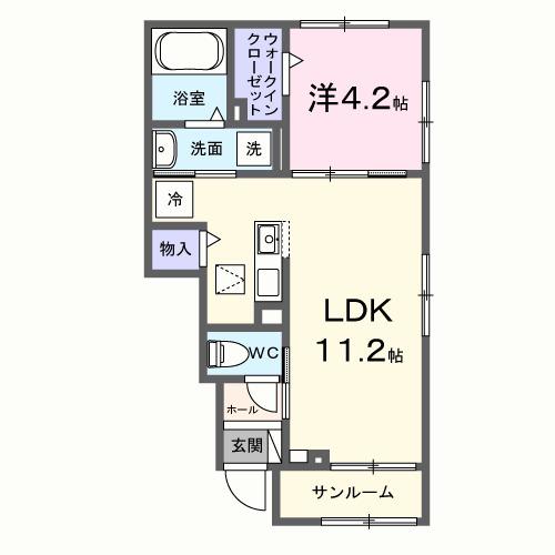 シェルエトワール（103） 間取り図画像