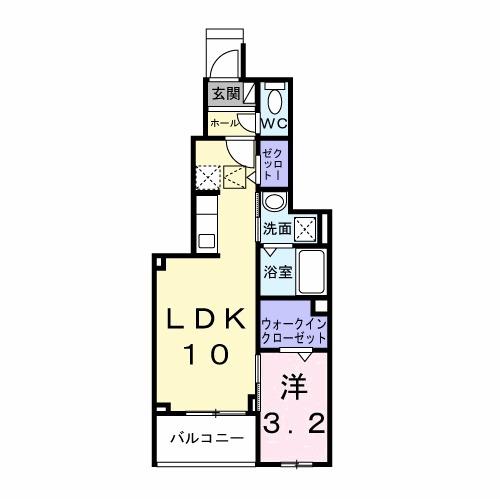 ヴェルデ・フレスコ（103） 間取り図画像