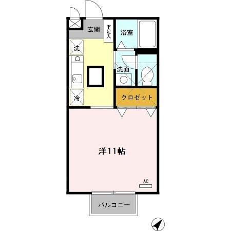 コートヴィラ（203） 間取り図画像