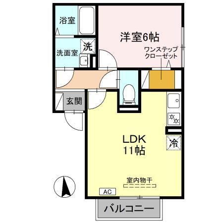 クレスト西宮東（205） 間取り図画像
