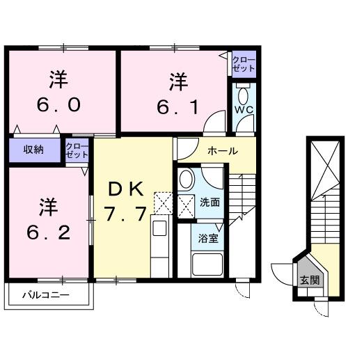 さわやか壱番館（203） 間取り図画像