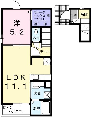 サンパレス安室（205） 間取り図画像
