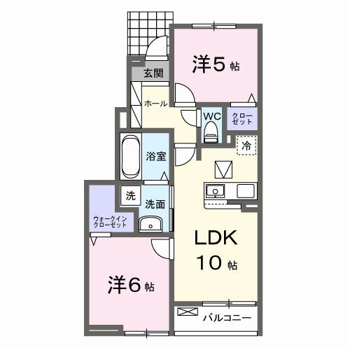 チェリーチ東同心町（102） 間取り図画像