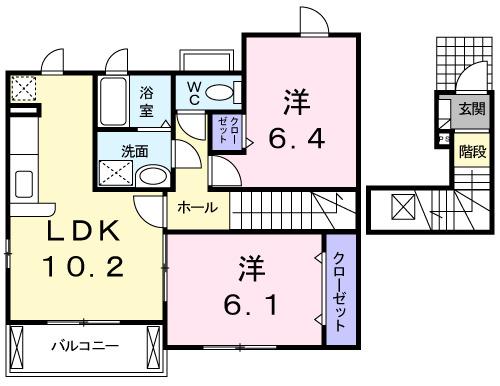 ＭＡＩＳＯＮ・ＳＯＬＥＩＬ（203） 間取り図画像