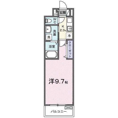 ヒカルサ加古川別府（303） 間取り図画像