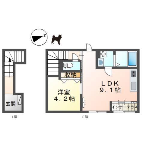 サンカーサ 間取り図画像