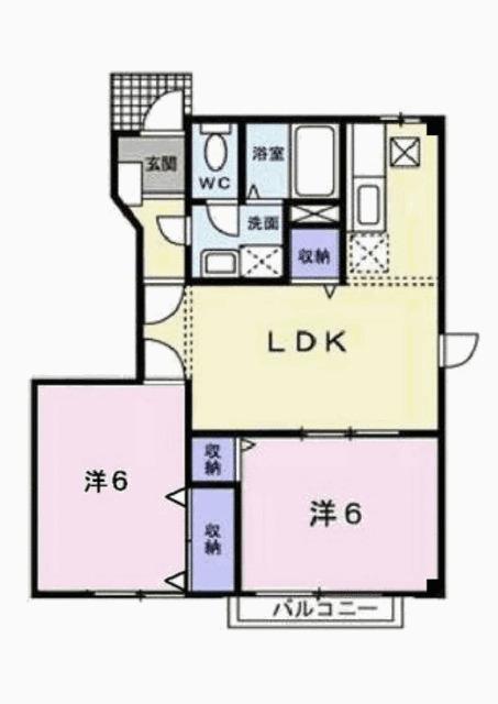 ロシェラシーヌ（101） 間取り図画像