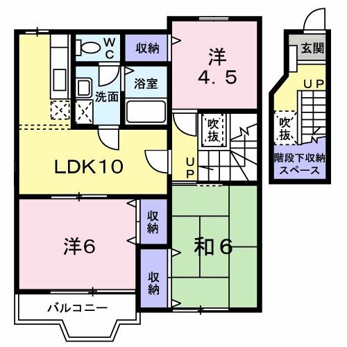 ガーデンハイツ大久保Ⅱ（202） 間取り図画像