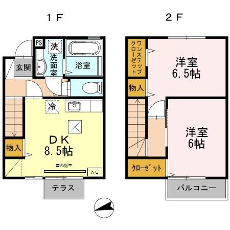 ルース・コンフォートⅡ（101） 間取り図画像
