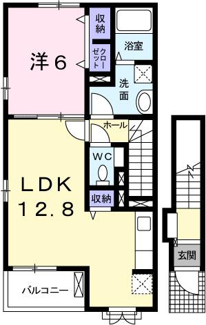 ウッドストック（201） 間取り図画像