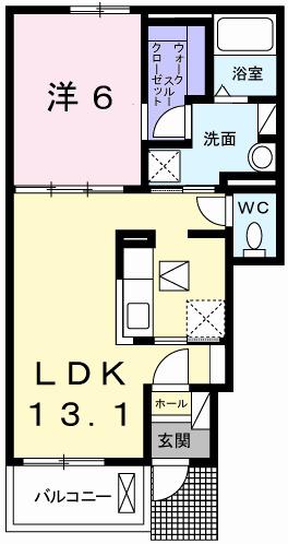 ヌォーヴォ・ドラーゴⅠ（102） 間取り図画像