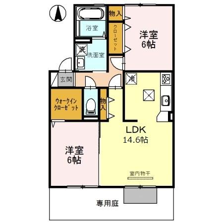 ECO SOLEIL　B棟（103） 間取り図画像