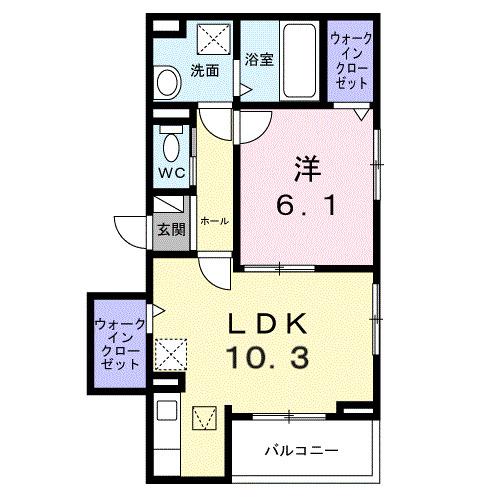 ルーチェ（101） 間取り図画像