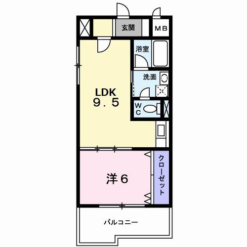 グランコンフォート（404） 間取り図画像