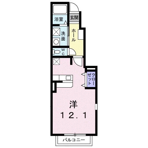 エスターブレＣ（101） 間取り図画像