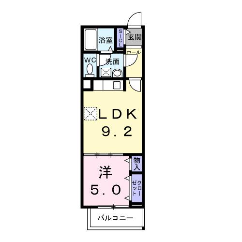 ヒカルサ尼崎若王寺（302） 間取り図画像