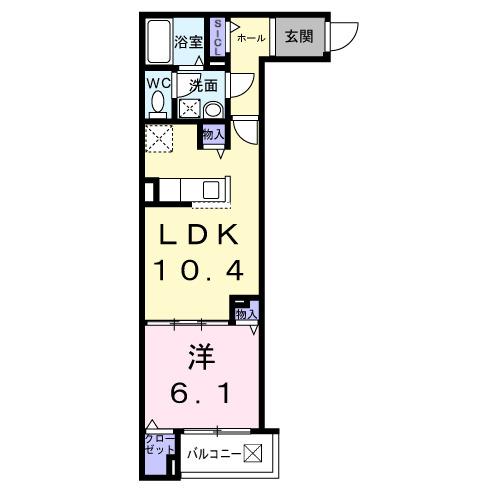 ヒカルサ尼崎若王寺（203） 間取り図画像
