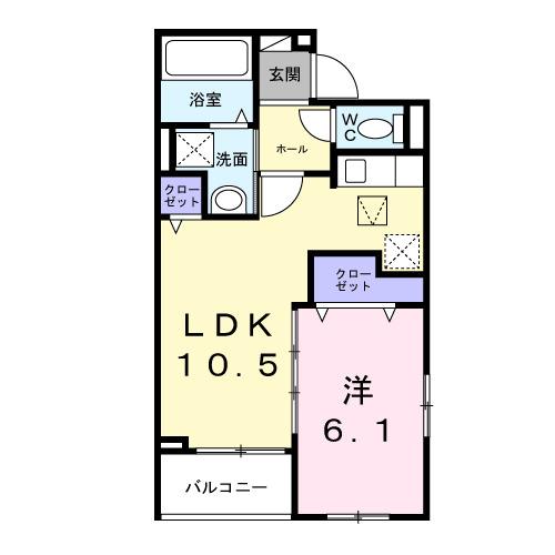 アルストロメリアⅤ（101） 間取り図画像