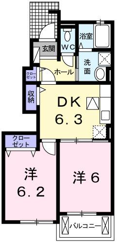 シン．シン．ハウスＣ（103） 間取り図画像
