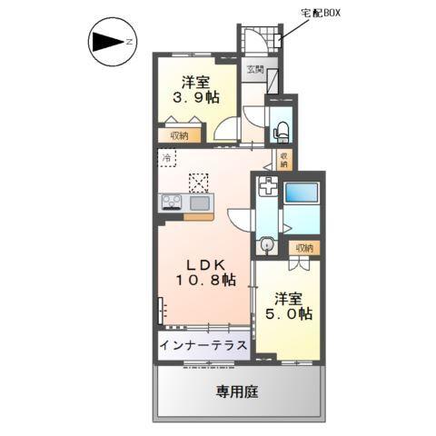 ヴィラ　ステートリー 間取り図画像