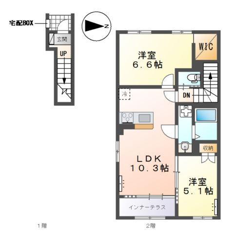 ヴィラ　ステートリー 間取り図画像