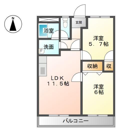 ファインシャトー 間取り図画像