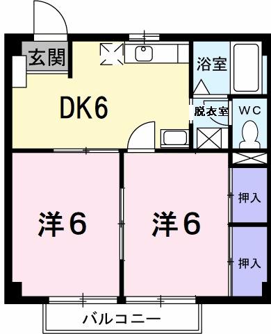 エナール北（202） 間取り図画像