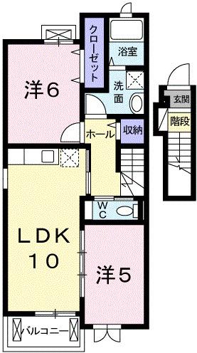 グラディートⅢ（203） 間取り図画像