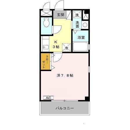 メゾン・ド・カレッタ（201） 間取り図画像