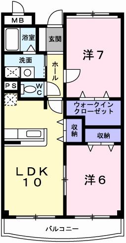 フラッツ・アイⅡ（303） 間取り図画像