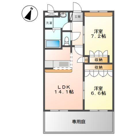 グレイスヴィラ 間取り図画像