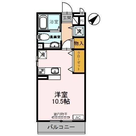 パークハイム参番館　Ａ棟（302） 間取り図画像