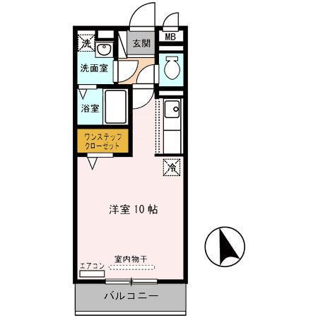 ベル　ビー宝塚（202） 間取り図画像