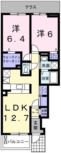 ベル・セーズⅡ（103） 間取り図画像