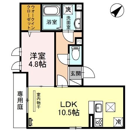 ラフォレア甲南山手（102） 間取り図画像