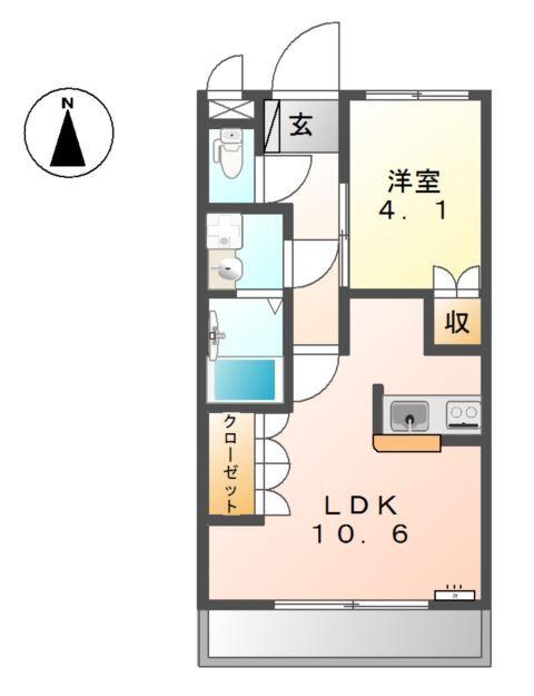 ルミナスⅠ 間取り図画像