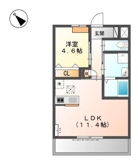 プログレス・レオ 間取り図画像