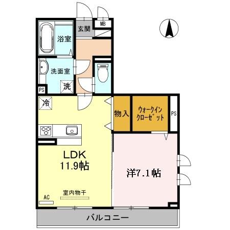 THE RESIDENCE　広畑早瀬町（201） 間取り図画像