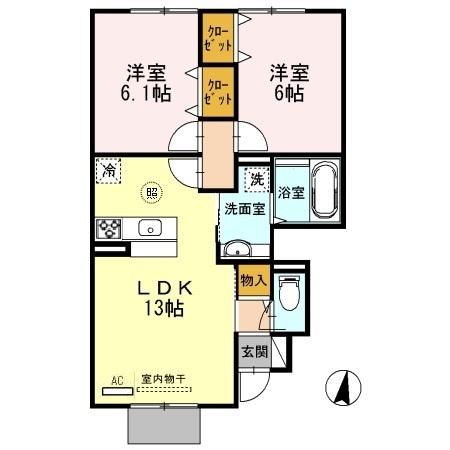 グランファミーユ（101） 間取り図画像